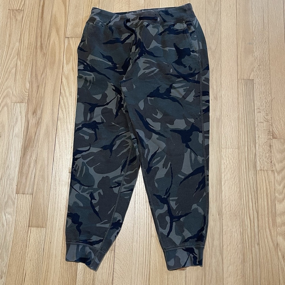 POLO RALPH LAUREN Men M Green Multi Camo‎ Player Double Knit Jogger Pants